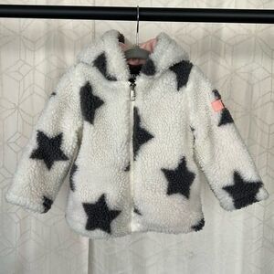 Steve Madden Toddler Sherpa Teddy Hooded Jacket